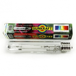 2 x 400W Sunkraft HPS lamp, bloei en groei